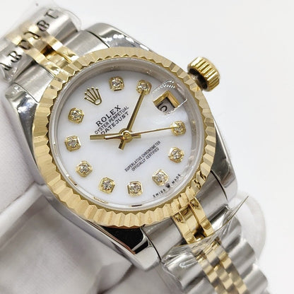 Datejust Ladies Watch White Two-Tone Jubilee 26mm RLX - Level 3