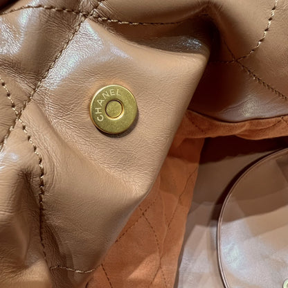 22 Bag Small Brown Lambskin Leather - Level X