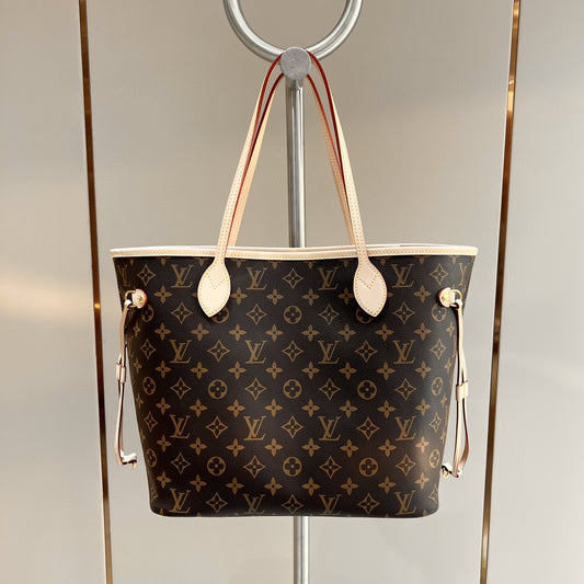 Neverfull MM Brown Mono & Beige - Level X