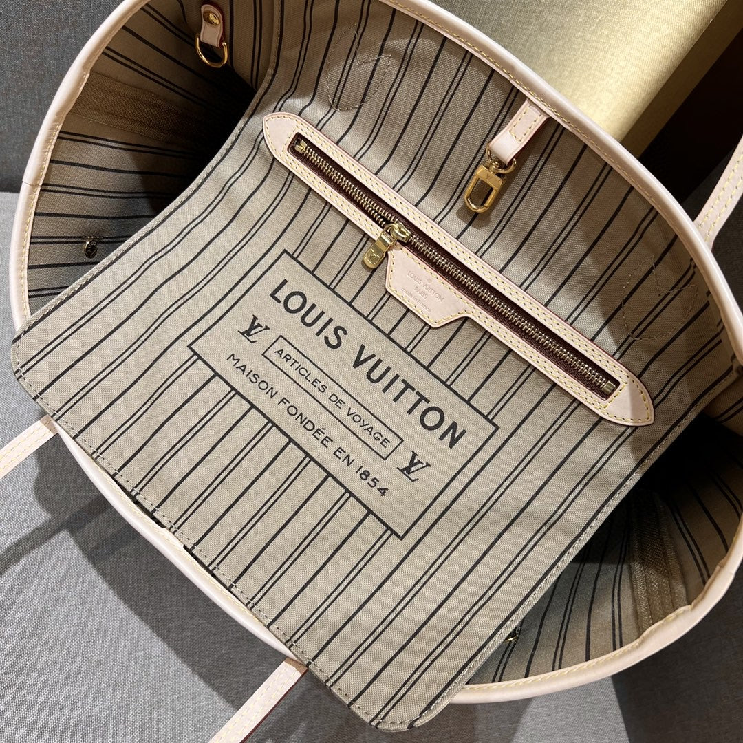 Neverfull MM Brown Mono & Beige - Level X