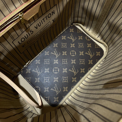 Neverfull MM Brown Mono & Beige - Level X