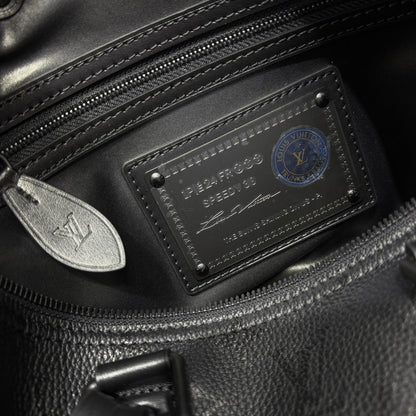 P9 Speedy 30 Bandouliere Ultra Black Leather - Level 5