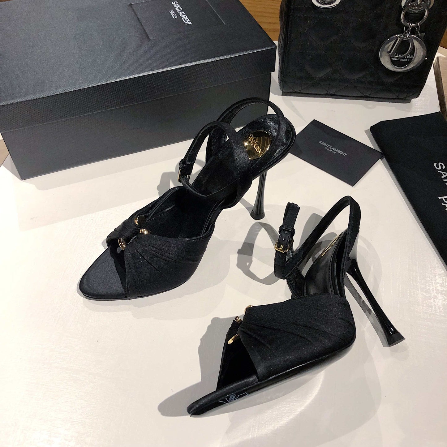 Black Lola Sandals