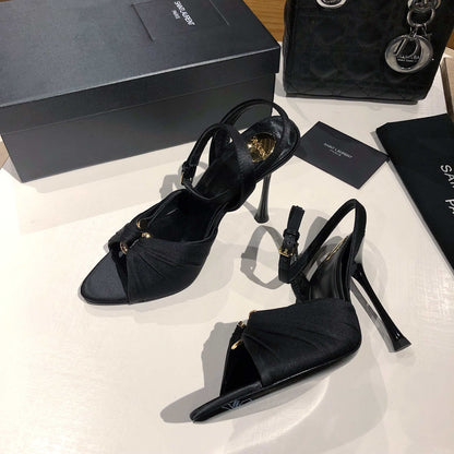 Black Lola Sandals