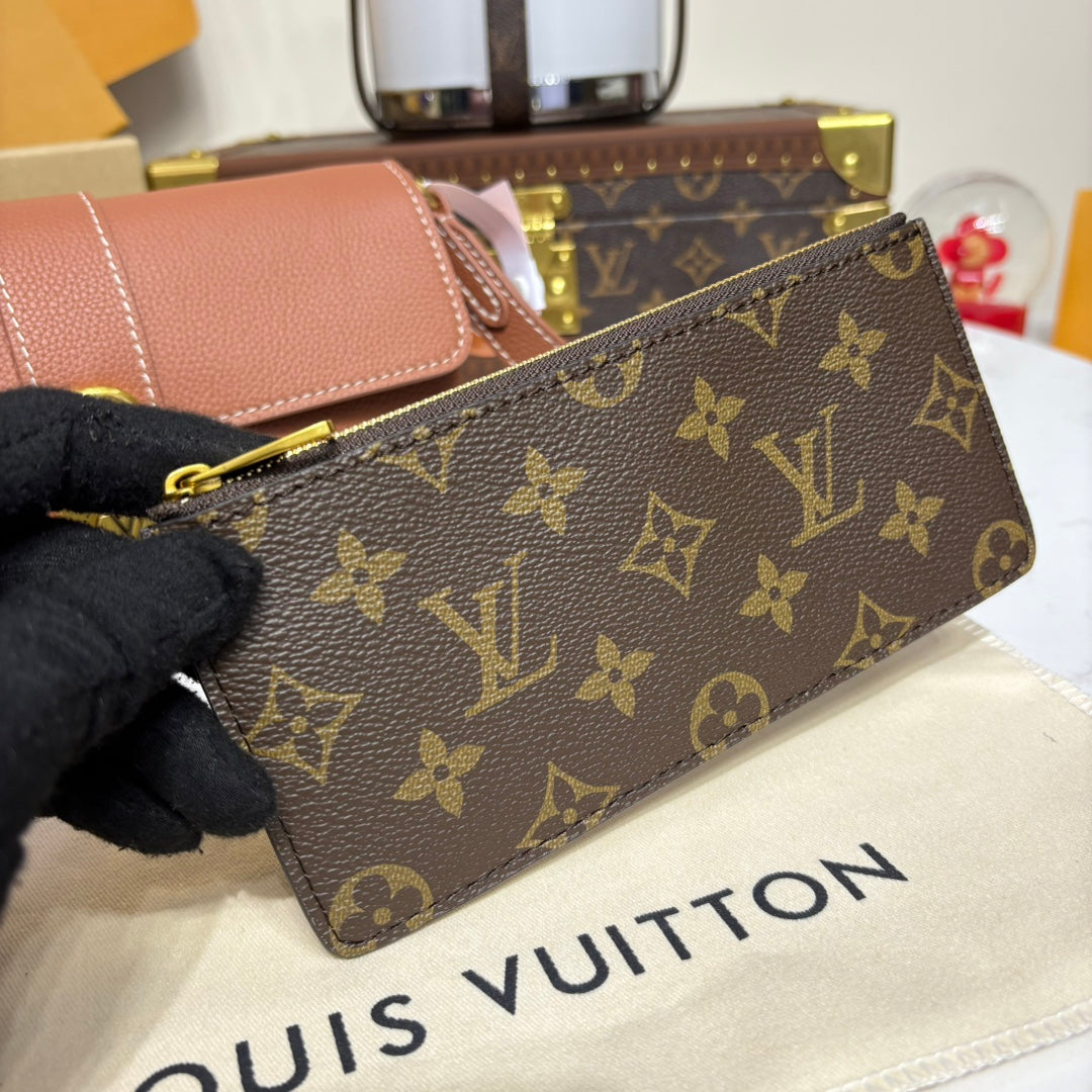 Low Key Wallet On Chain Brown Leather - Level 5