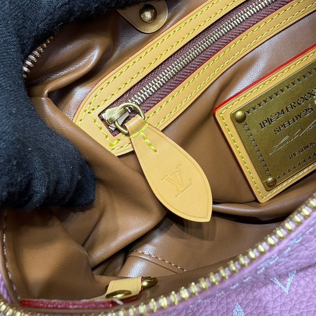 P9 Speedy 30 Bandouliere Pink Leather - Level 5