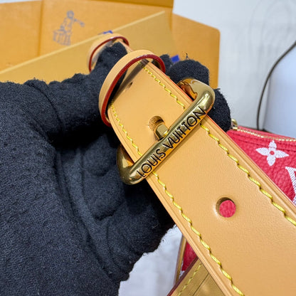P9 Speedy 30 Bandouliere Red Leather - Level 5