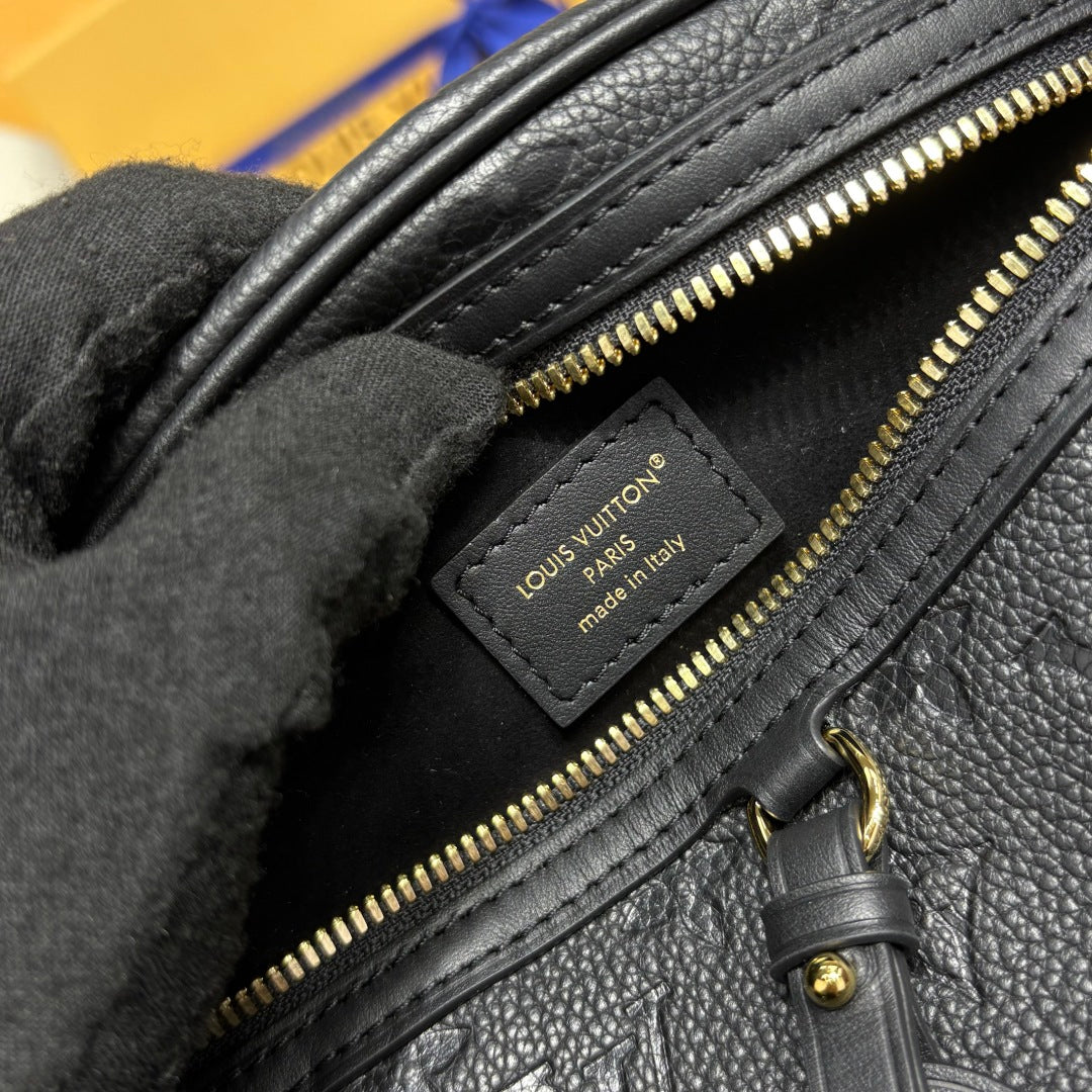 High Rise PM Bumbag Black Empreinte Leather - Level 5