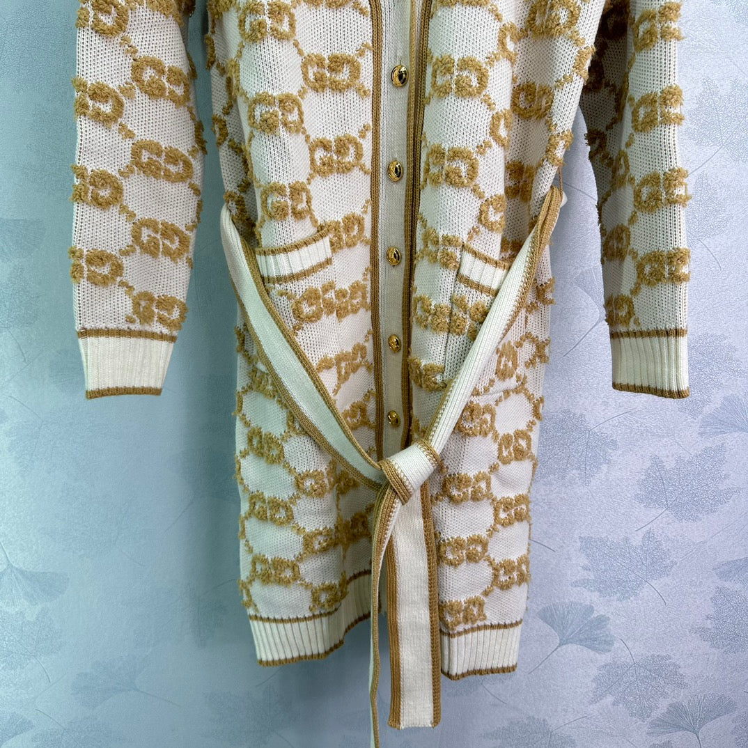 G Long Cardigan Knit Sweater