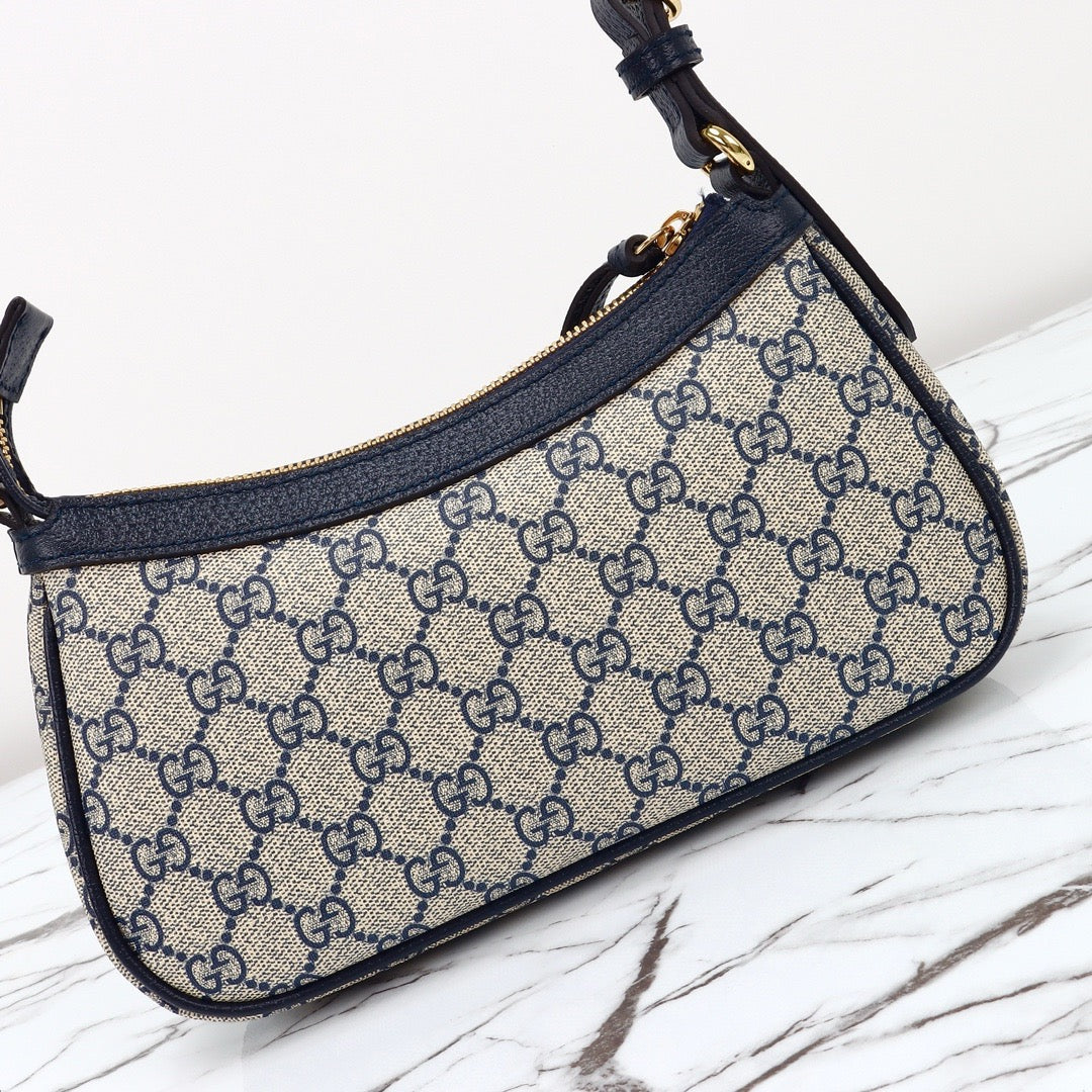 Dark Blue Ophidia Shoulder Bag - Level 5