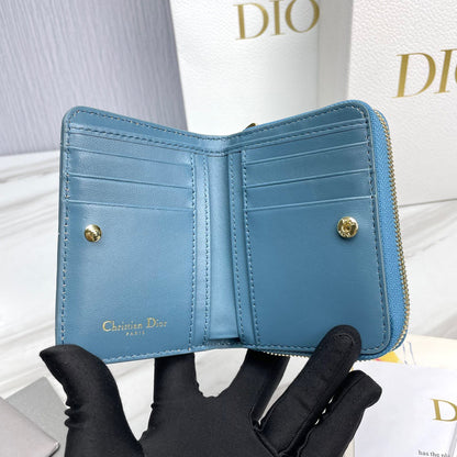 Blue Patent Leather Caro Wallet CDR - Level 5