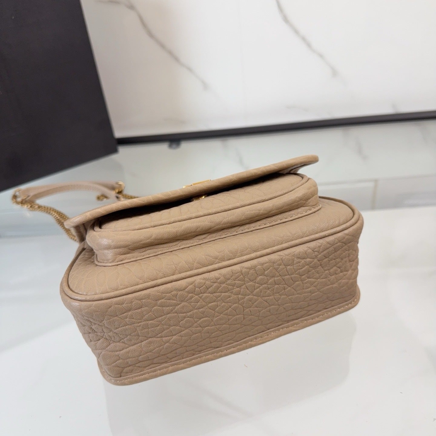 Tan Leather Mini Niki Shoulder Bag - Level 5