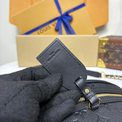 High Rise PM Bumbag Black Empreinte Leather - Level 5