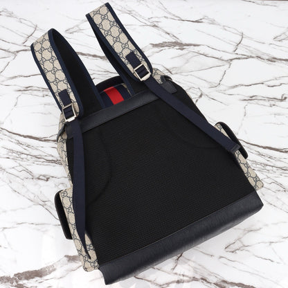 Black Ophidia Canvas & Leather Backpack - Level 5