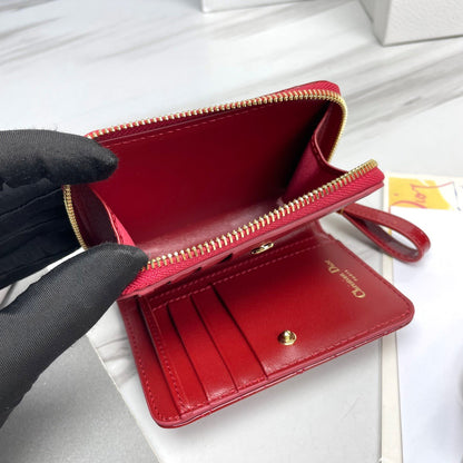 Red Patent Leather Caro Wallet CDR - Level 5