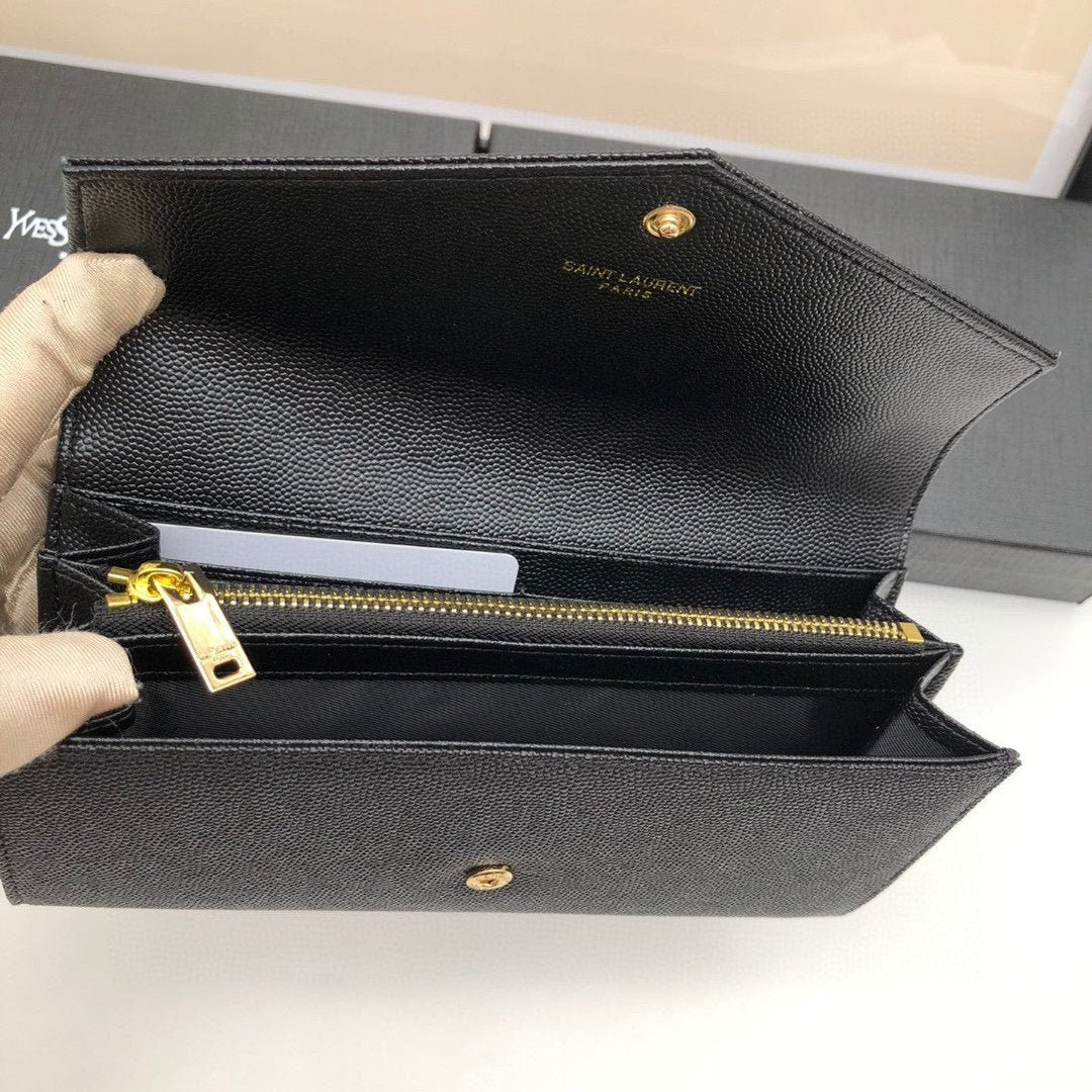 Grained Leather YLS Long Wallet - Level 3