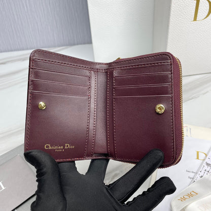 Dark Red Patent Leather Caro Wallet CDR - Level 5