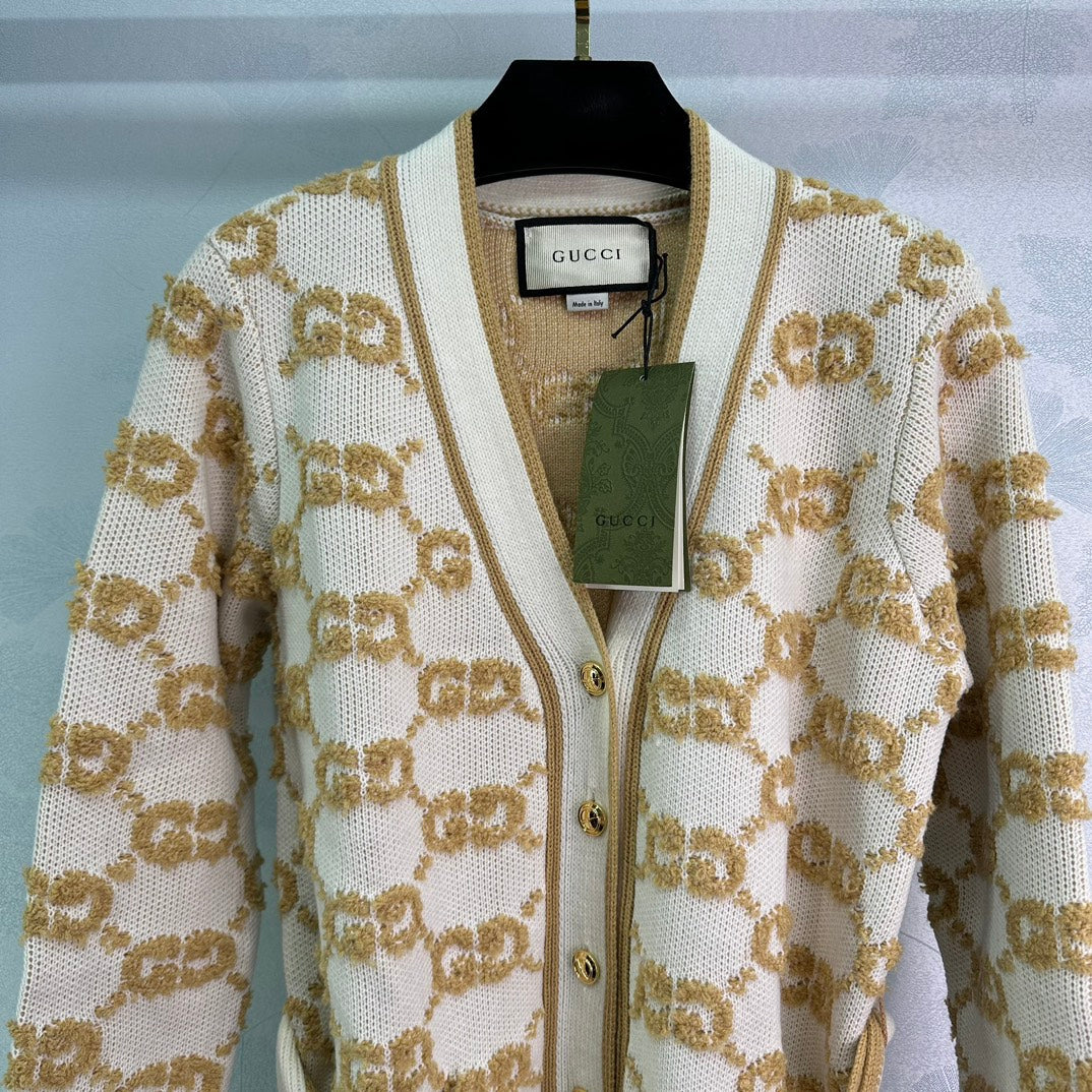 G Long Cardigan Knit Sweater