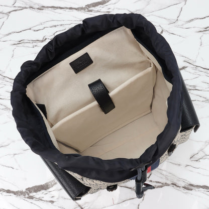 Black Ophidia Canvas & Leather Backpack - Level 5