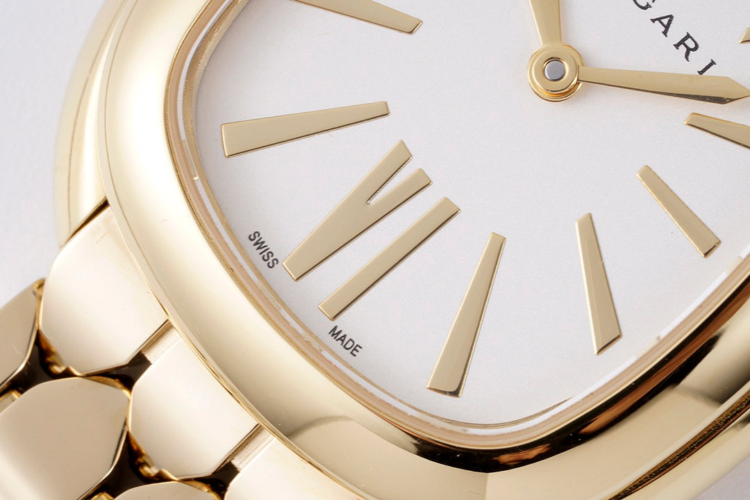 Gold & White Seduttori Ladies Watch 33mm - Level 3