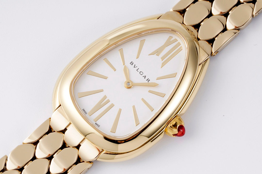 Gold & White Seduttori Ladies Watch 33mm - Level 3