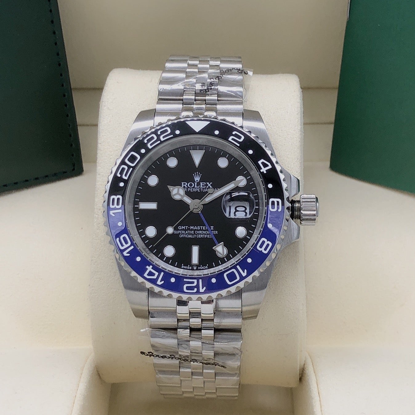 GMT Master II Watch Black & Blue Batgirl 40mm RLX - Level 3