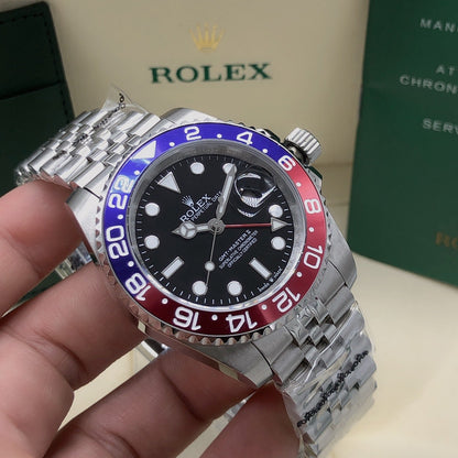 GMT Master II Watch Blue & Red Pepsi 40mm RLX - Level 3