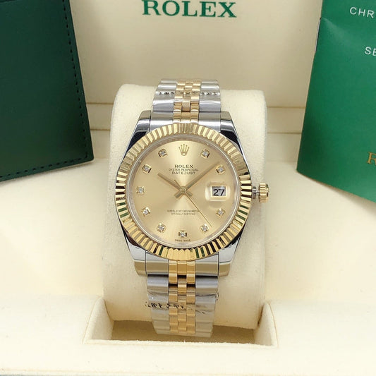 Jubilee Datejust Watch Gold Two-Tone 41mm RLX - Level 3