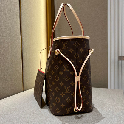 Neverfull MM Brown Mono & Red - Level X