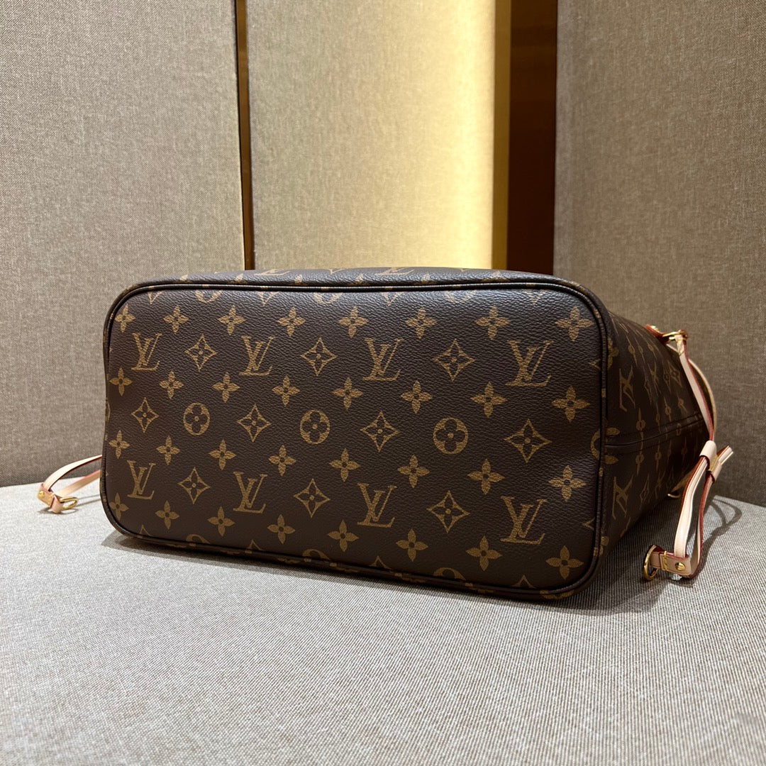 Neverfull MM Brown Mono & Red - Level X