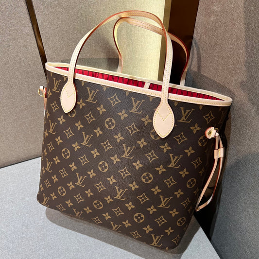 Neverfull MM Brown Mono & Red - Level X