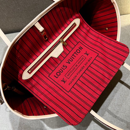 Neverfull MM Brown Mono & Red - Level X