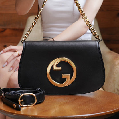 Black Leather Blondie Bag - Level 5