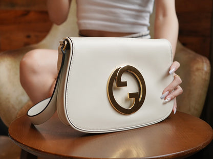 White Leather Blondie Bag - Level 5