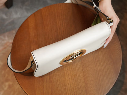 White Leather Blondie Bag - Level 5