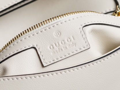 White Leather Blondie Bag - Level 5