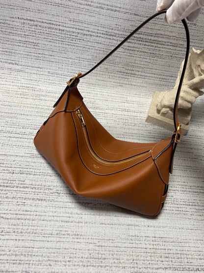 Brown Leather Romy Bag - Level 5