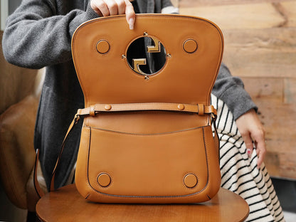 Brown Leather Blondie Bag - Level 5