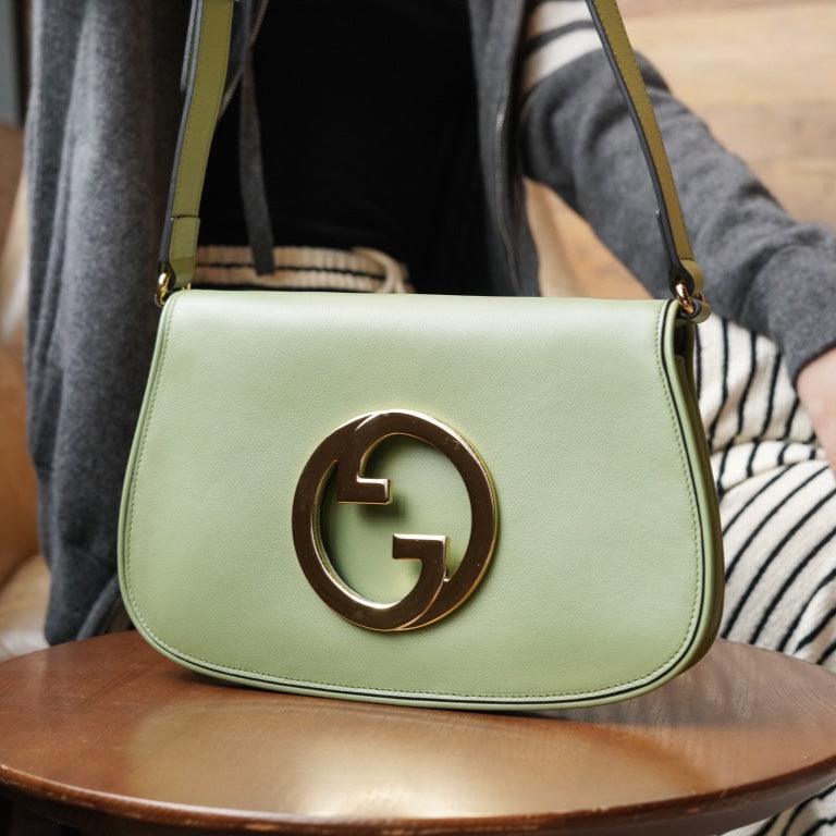 Green Leather Blondie Bag - Level 5