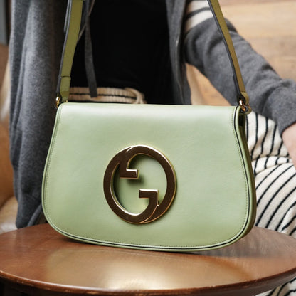Green Leather Blondie Bag - Level 5