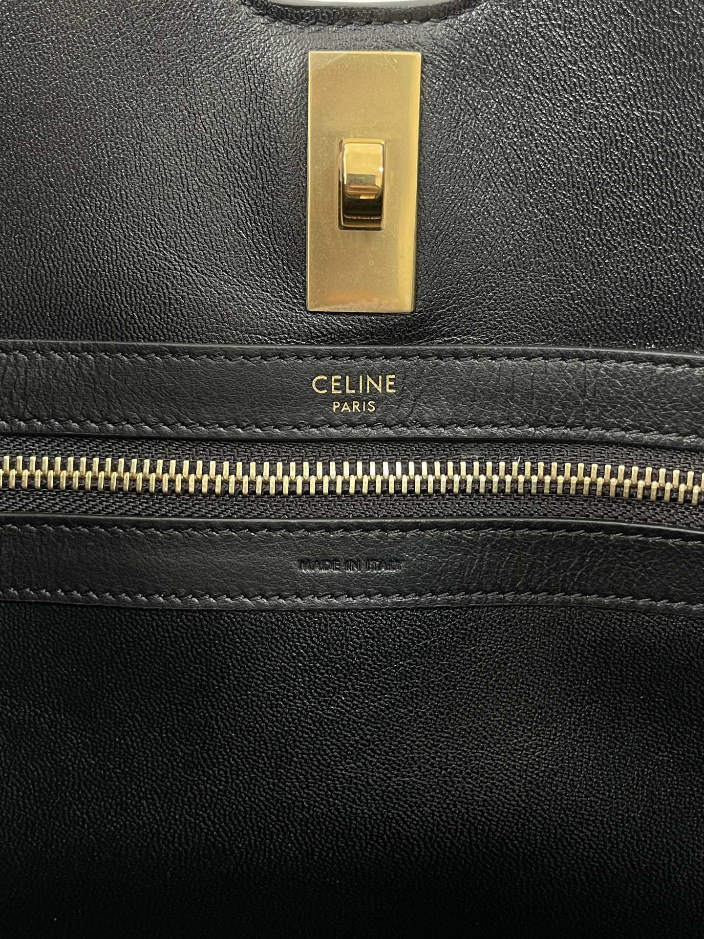Black Leather Cabas 16 Tote Bag - Level 5