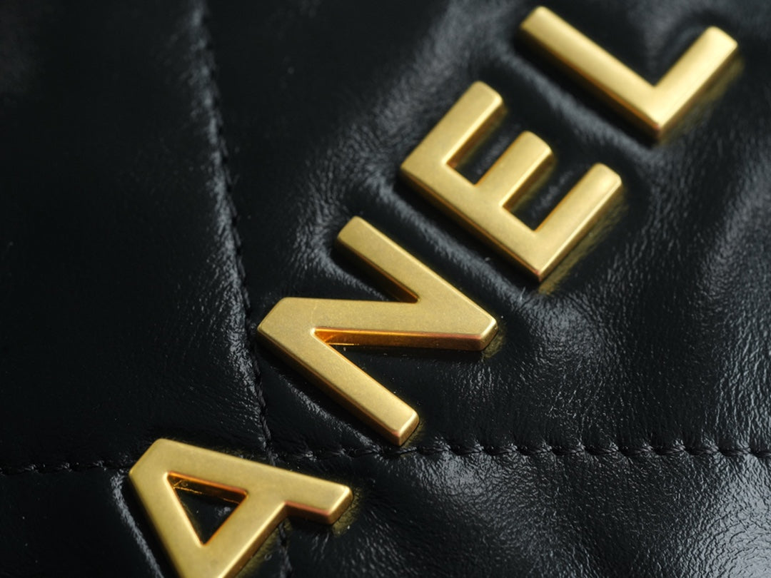 22 Mini Bag Black Lambskin Leather CNL - Level 5