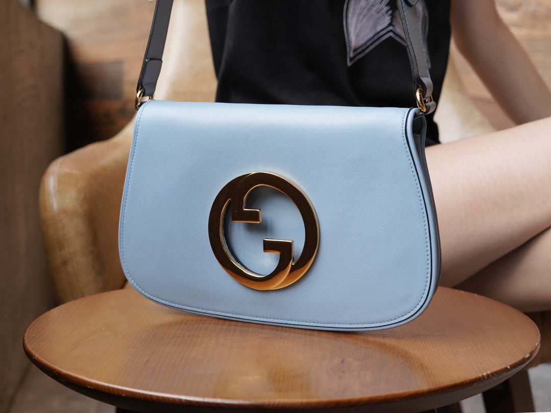 Blue Leather Blondie Bag - Level 5