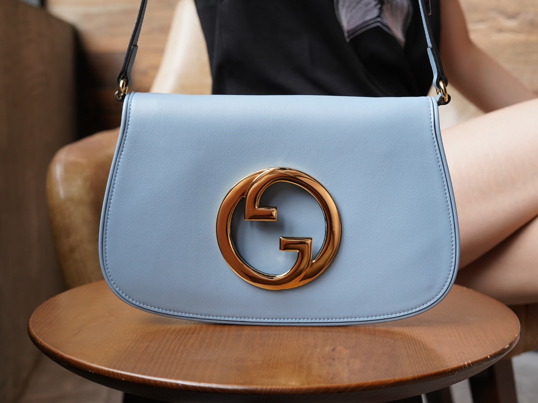 Blue Leather Blondie Bag - Level 5