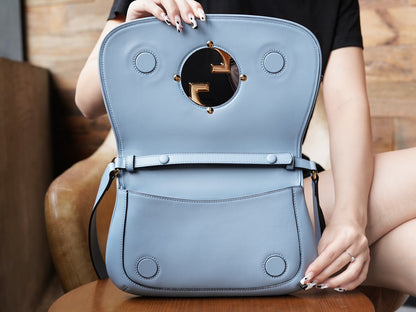 Blue Leather Blondie Bag - Level 5