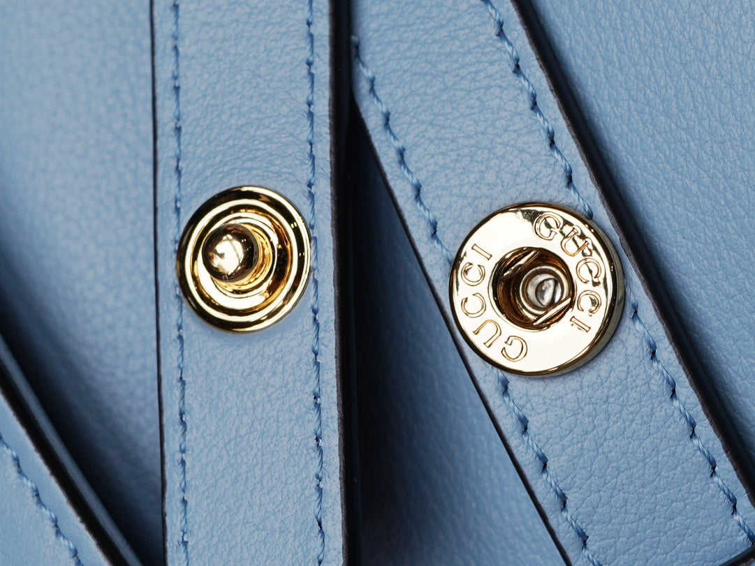 Blue Leather Blondie Bag - Level 5