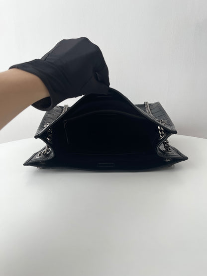 Black Leather Niki Tote Bag - Level 5