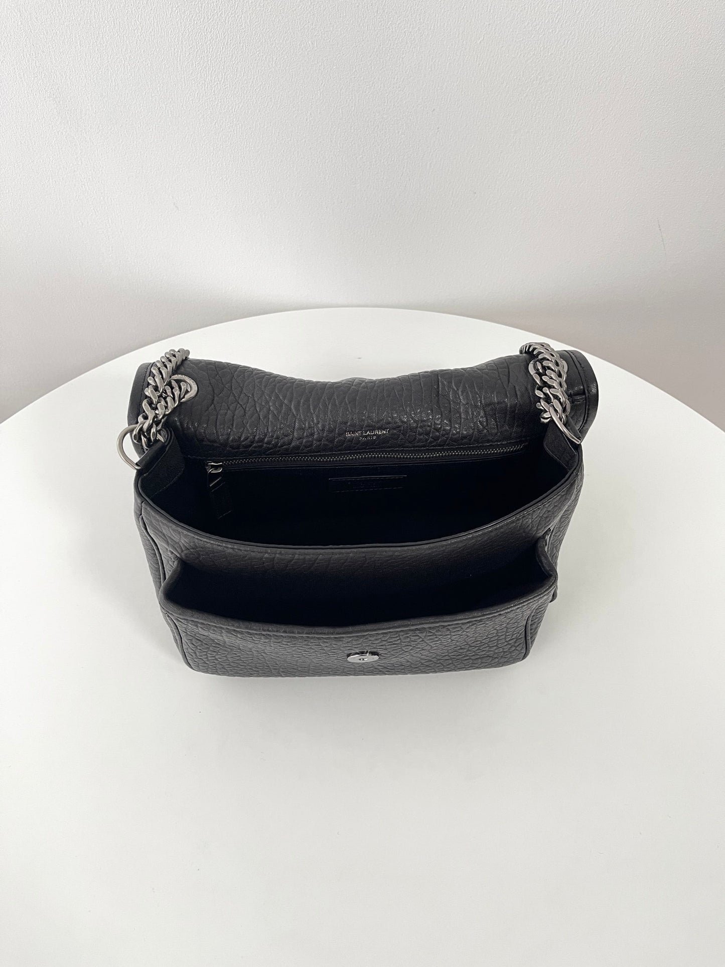 Black Leather Niki Shoulder Bag - Level 5