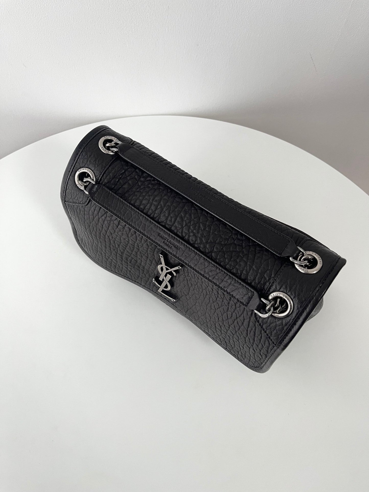 Black Leather Niki Shoulder Bag - Level 5