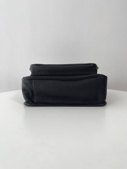 Black Leather Niki Shoulder Bag - Level 5
